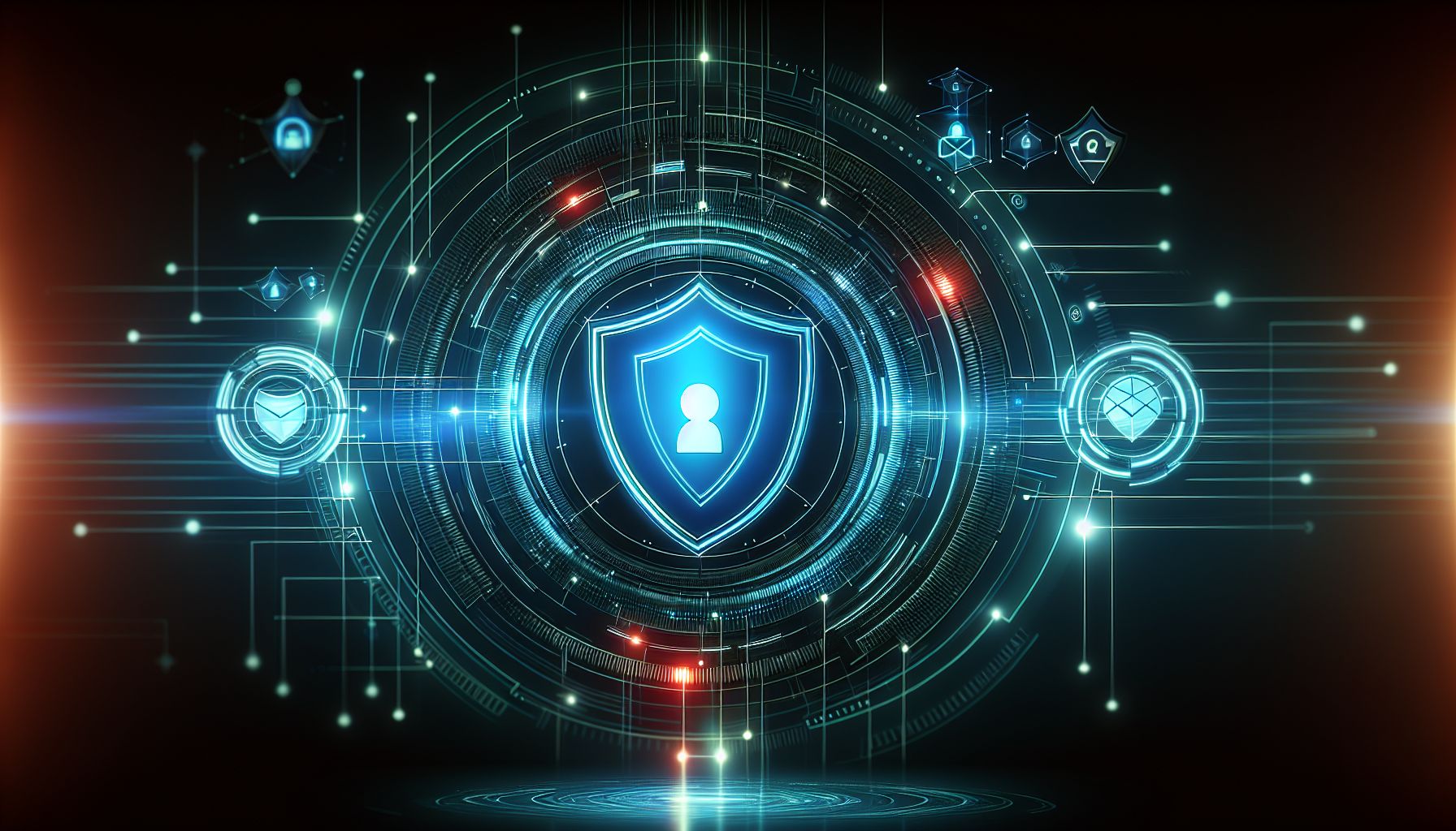 Secure gaming dashboard with privacy icons and account controls on screen