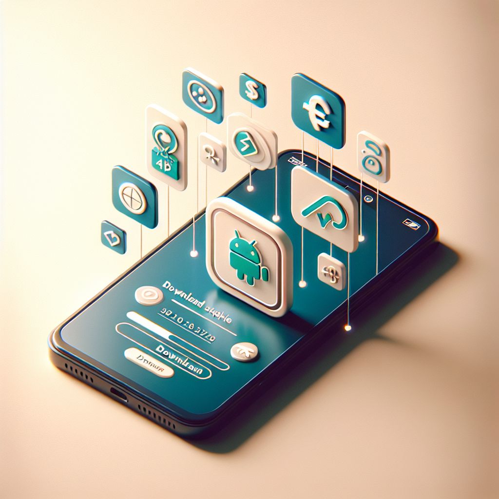 স্মার্টফোন স্ক্রিনে ধাপে ধাপে bd9 APK সেটআপ গাইড দেখানো হয়েছে